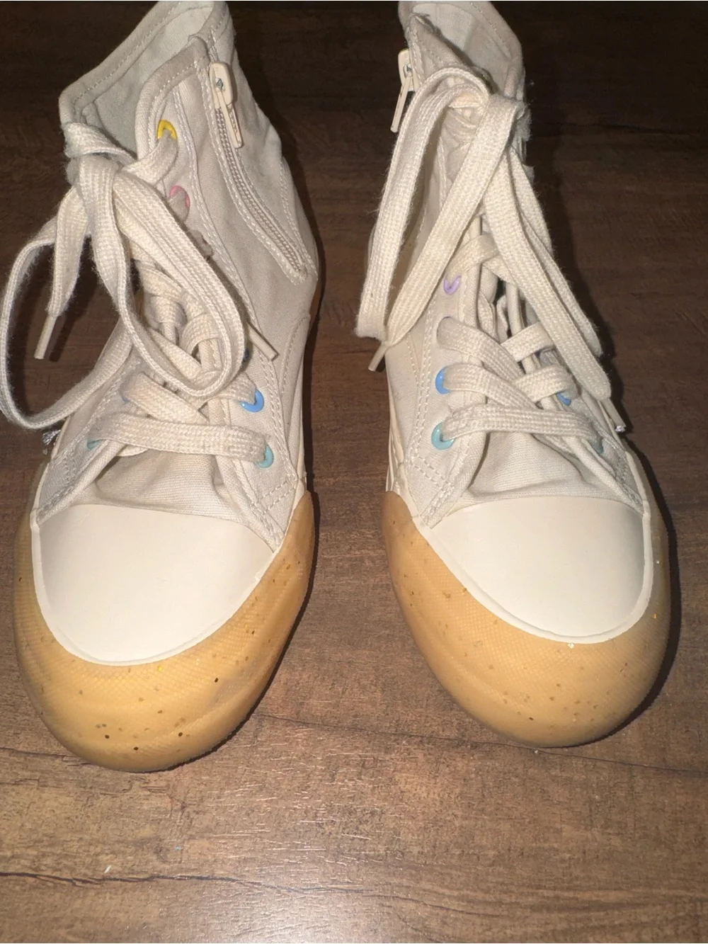 ZARA x Care Bears Team Sparkle High Top Sneakers Rainbow EU 35 Kids Youth 4